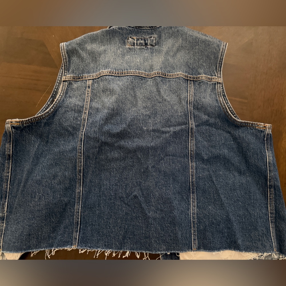 Maurices Blue Denim jean Vest XXL NEW WITH TAG - Picture 4 of 8